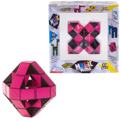 Clownspiele Zauberpuzzle 48-teilig rosa