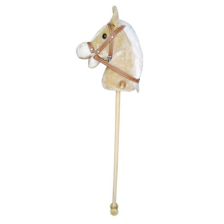 Andere Marken Plüsch Steckenpferd 100 cm + Ton beige