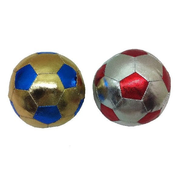 Sommerliche Stoffkugel silber oder gold 10cm