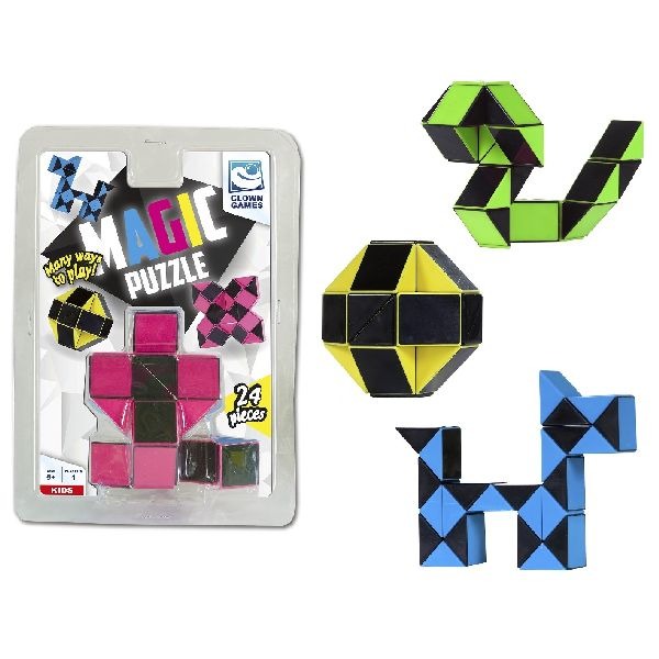 Van der Meulen Clown-Zauberpuzzle 3D, 24 Teile.