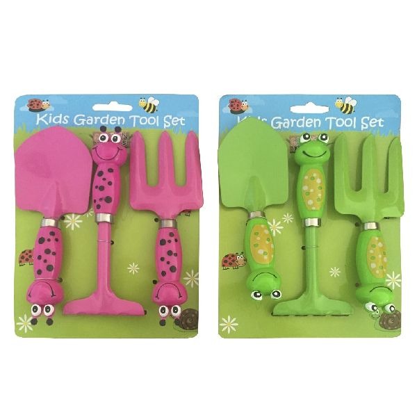 Basic-Gartenset Frosch oder 3-teilig