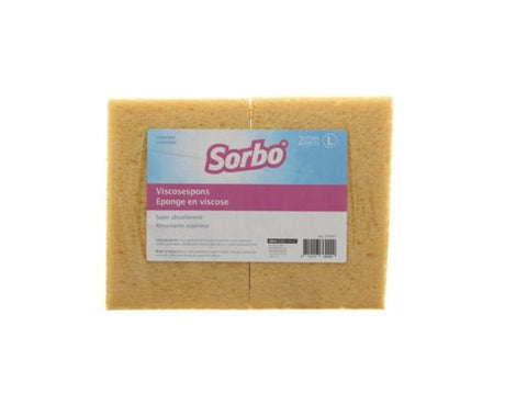 Sorbo Viskoseschwamm L 16x11x3,5cm Packung mit 2 Stück