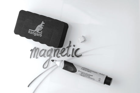 Kangaro k-n12wbw Whiteboard-Radierer, magnetisch, 105 x 55 x 22 mm