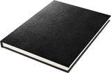 Kangaro k-5320 Skizzenbuch, A5, cremefarben, 120 g leeres Papier, 140 Seiten, Hardcover, schwarz