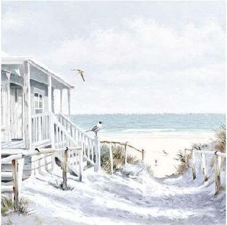 Ambiente Servietten 25x25 cm Strandhütte