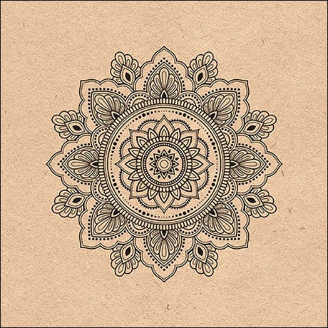 Ambiente Servietten 33x33cm Mandala Natur 20 Stück