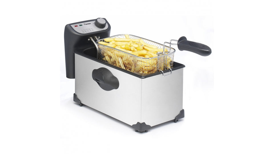 Bestron AF351 Fritteuse Edelstahl 3,5L 2200W