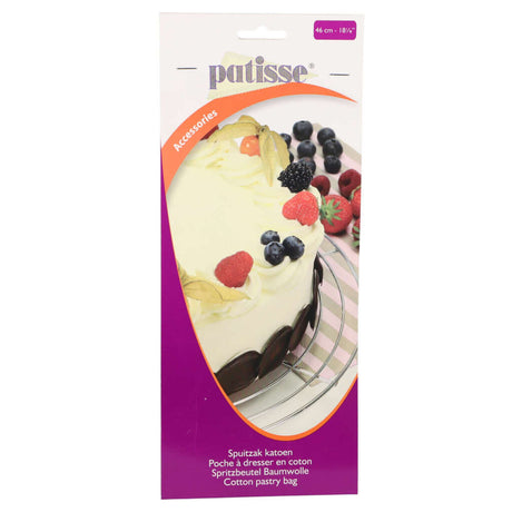 Patisse Garnier-Spritzbeutel Perlon 46cm