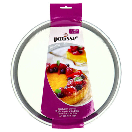 Patisse Kuchenform antihaftbeschichtet 28 cm silber