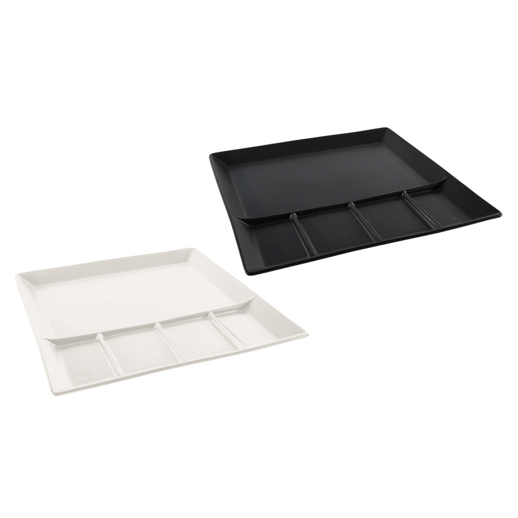 Sonstiges Fondueteller 24,5 x 24,5 cm schwarz oder weiß