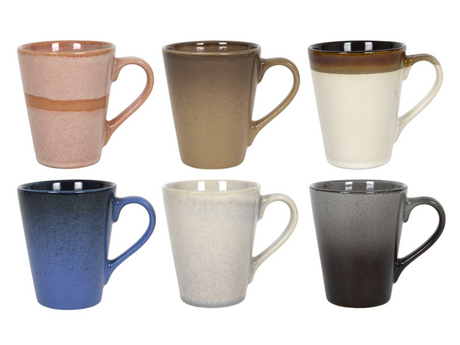 Kaffeebecher mit Ohrenerde 310 ml | 6 Stück