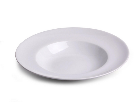Pastabord porselein wit 27cm