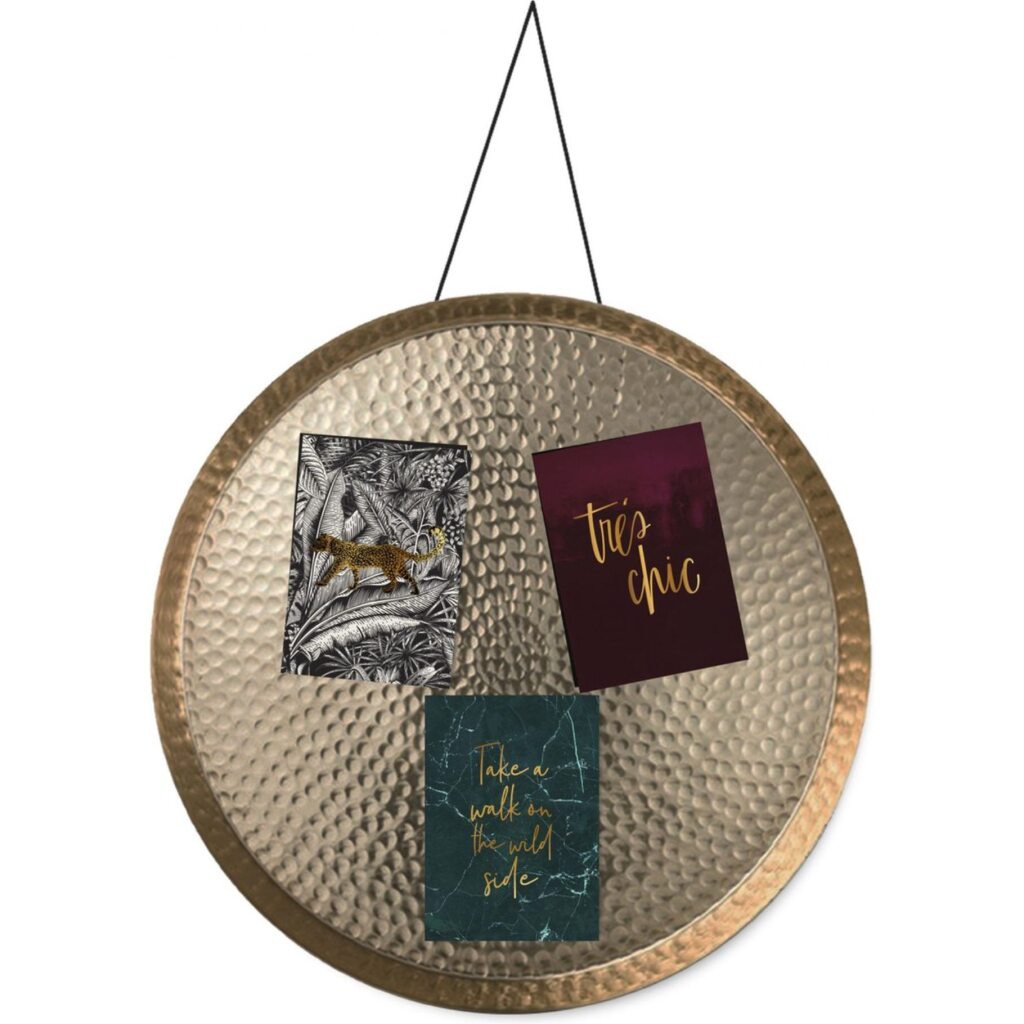 Keine Marke Gusta Wand- und Dekoschale Gold 38 cm | 5 Stück