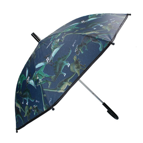 Basic Regenschirm Dinosaurier blau grün