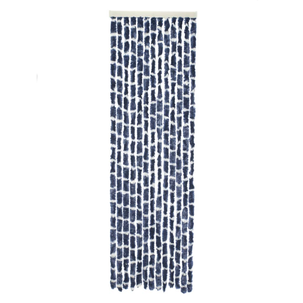 Travellife Travellife Fly Vorhang Chenille Streifen 185x56 cm blau und weiß