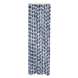 Travellife Travellife Fly Vorhang Chenille Streifen 185x56 cm blau und weiß