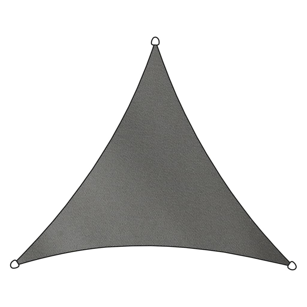 Livin'outdoor Livin'outdoor Schattentuch Como dreieckig 3,6x3,6 m Polyestergrau