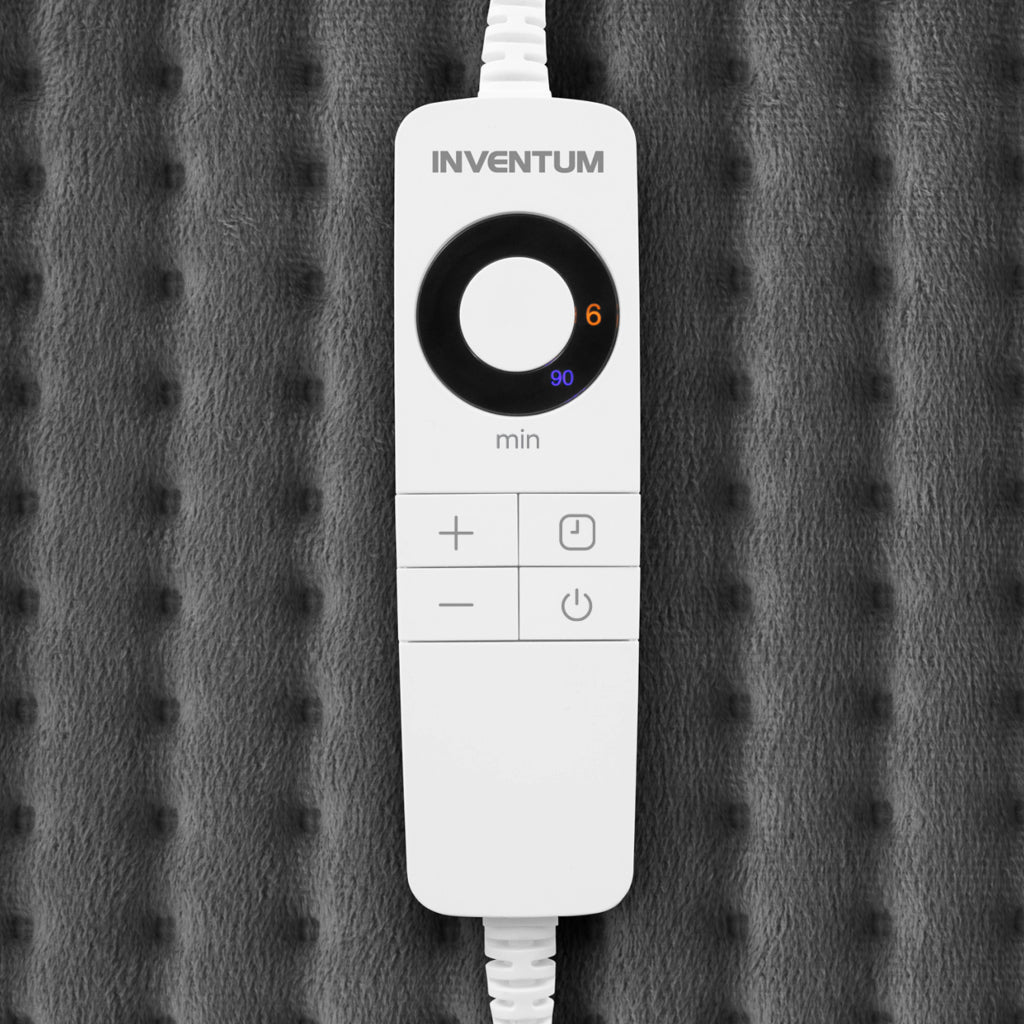 Inventum hnk184g elektrisches Heizkissen 40x30 cm grau