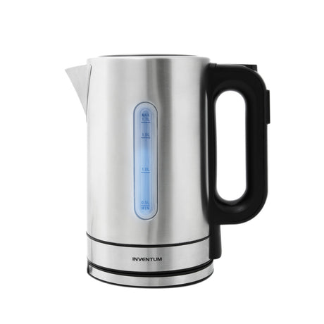 Inventum hw817d kabelloser Wasserkocher 2200 W 1,7 l Edelstahl schwarz