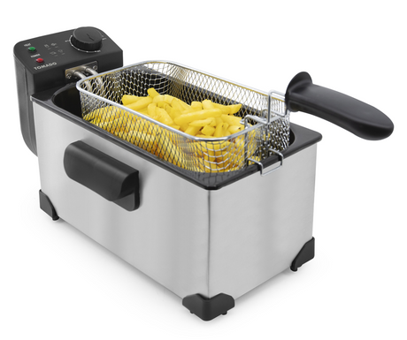 Tomado Fritteuse 3 Liter Edelstahl TDF3001s Kaltzone