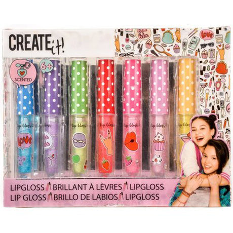 Erstellen Sie es! Schönheit Lipgloss Duft Glitter, 7st.