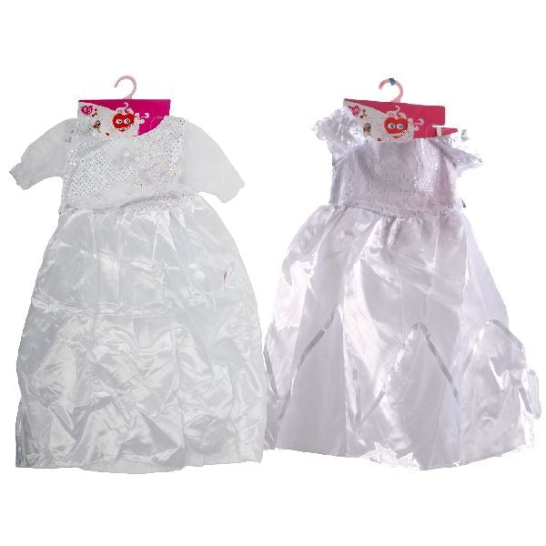 Weißes Slammer-Brautkleid für 3–6 Jahre