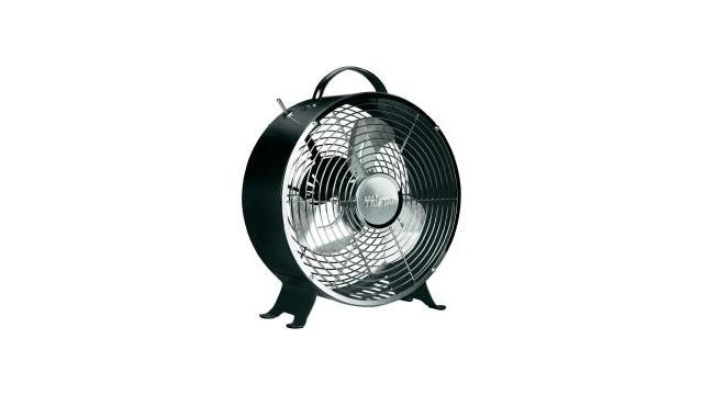 Tristar ve-5966 Retro-Tischventilator schwarz 25 cm