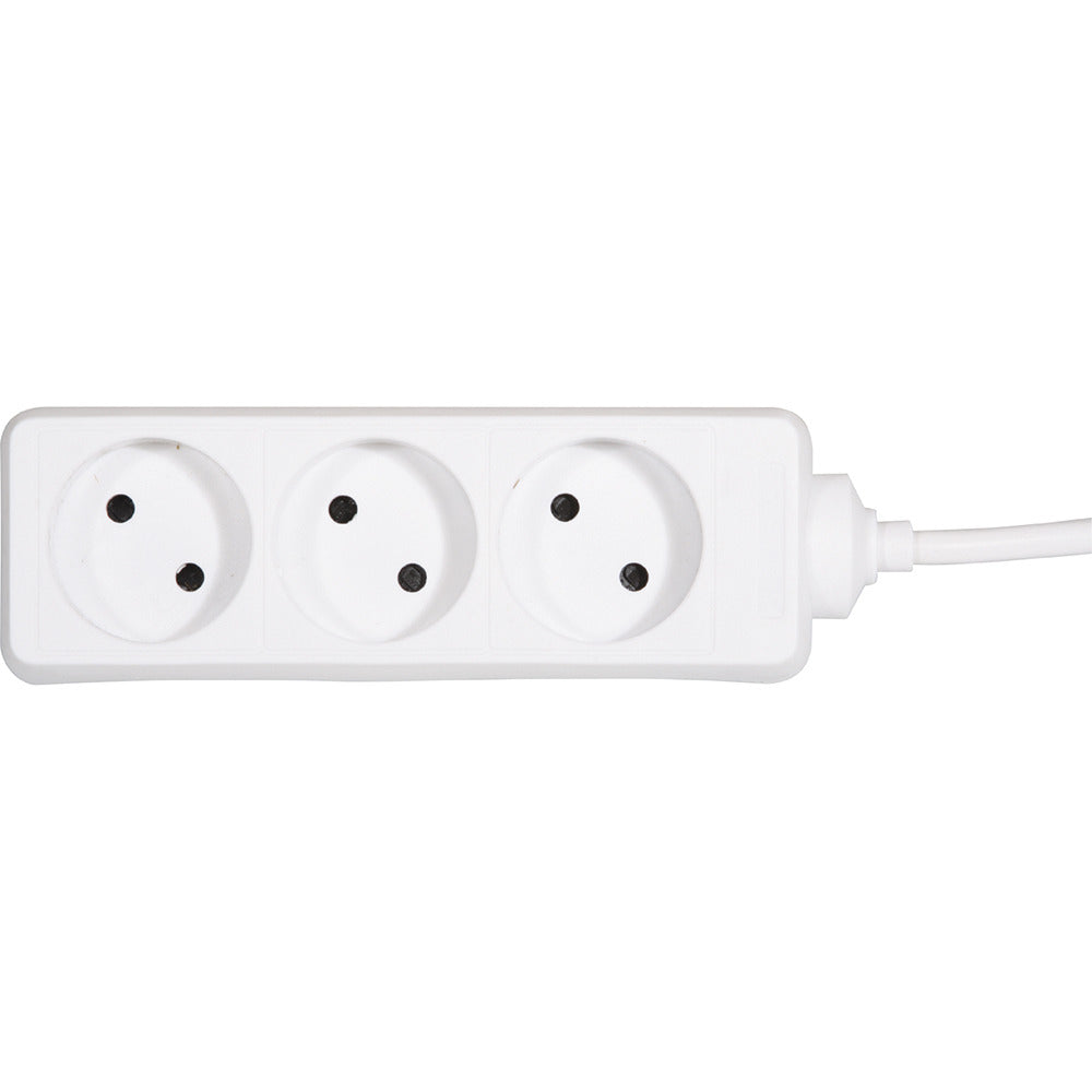 Scanpart Tischsteckdose 3-fach z.ra und 3,0 m Kabel
