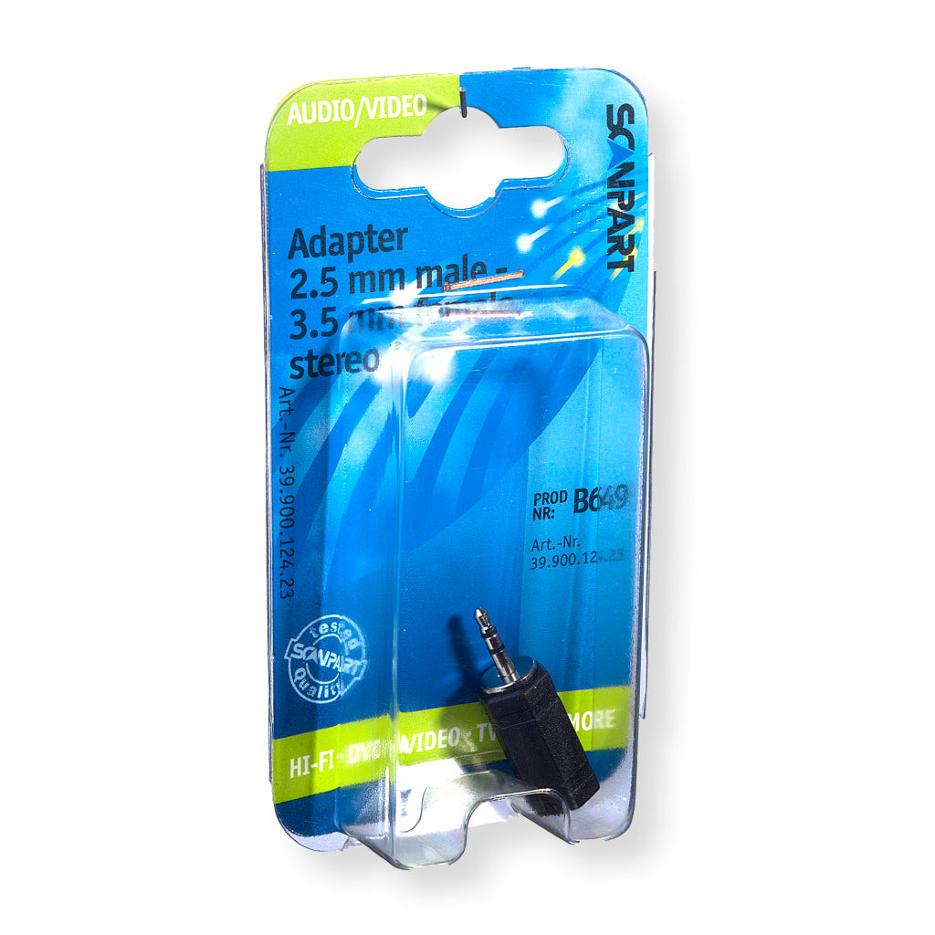 Scanpart-Adapter 3,5(f)-2,5(m)