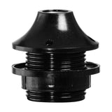 Scanpart Lampenfassung E27 schwarz mit Ring