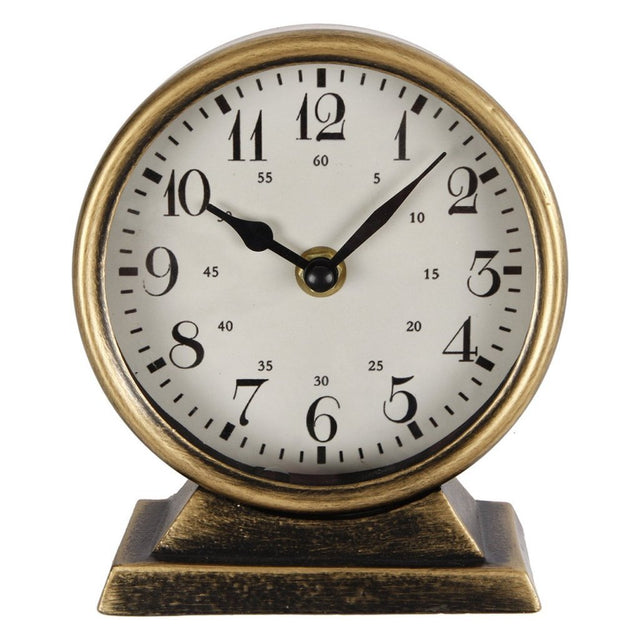 Andere Marken Metalluhr Caroline 13x6,5x15 cm Gold