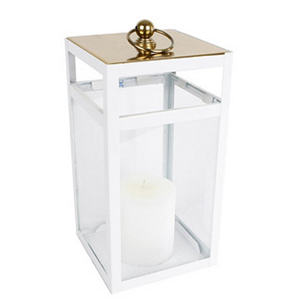 Laterne anderer Marken, Rotgold, Weißmetall, 15,5 x 15,5 x 32,5 cm