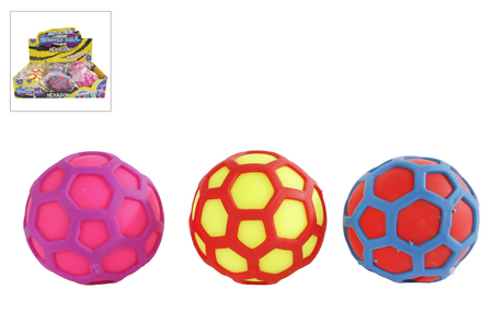 Sechseck Squeeze Ball, 7 cm