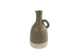 Vaas nico s leem beige aardewerk 16x15x28cm