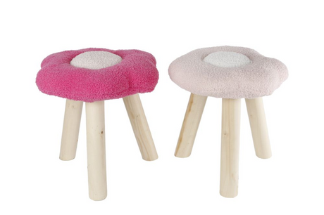 Hocker Blume 30x30x33cm Hocker Blume 30x30x33cm