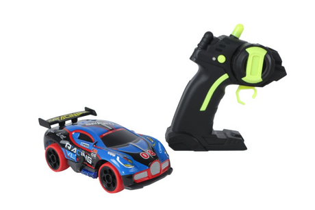 Van Manen Veenendaal BV Roadstar RC-gesteuertes Rallyeauto mit Licht 2,4 GHz blau, 13 cm