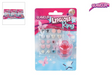 Glamour-Lipgloss-Ring und 10 Paar Ohrringaufkleber