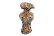 Vaas sara geel groen glas 9x13x24,5cm