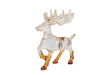 Sculptuur hert bruin acryl 12x5x15cm