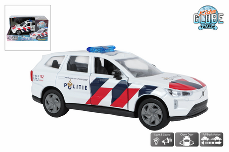Kinderglobus Polizeiauto Volvo Ex90
