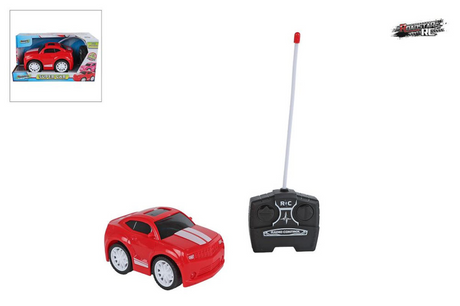 Roadstar RC-Auto 27 MHz rot 13,5 cm