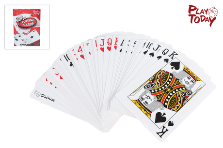 Spielen Sie heute Jumbo-Spielkarten, 17,5 cm