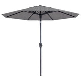 Madison Parosol Paros II Luxus 300 cm hellgrau