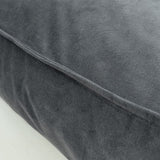 Madison Hundekissen Velvet 100x70x15 cm Grau