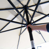 Madison Parasol Denia 200x200 cm Grau