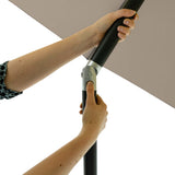 Madison Parasol Moraira 230x230 cm ECRU