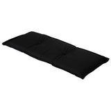 Madison Bank Kissen Panama 150x48 cm Schwarz