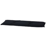Madison Bank Kissen Panama 150x48 cm Schwarz