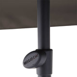 Madison Parasol Patmos luxuriöser rechteckiger 210x140 cm Taupe