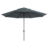Madison Parasol Timor Luxus 400 cm Pac8p014 Grau